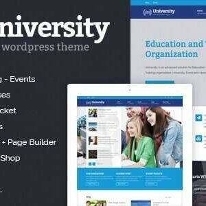 University Theme GPL –Education, Event and Course