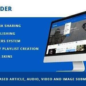 Uploader Theme GPL –Advanced Media Sharing Theme
