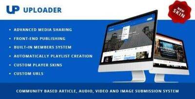 Uploader Theme GPL –Advanced Media Sharing Theme