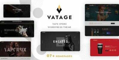 Vatage Theme GPL –Vape WooCommerce WordPress Theme