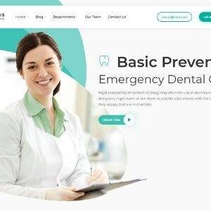 Venus Theme GPL –Modern theme for medicine and clinics websites