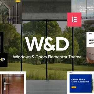 W&D Theme GPL –Windows & Doors Company WordPress Theme