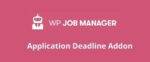 WP Job Manager Application Deadline