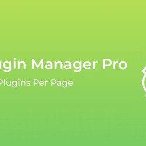 WP Plugin Manager Pro GPL –Deactivate Plugins Per Page