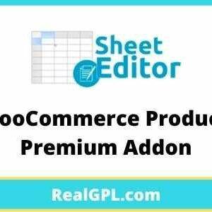 WP Sheet Editor WooCommerce Products Premium Addon GPL