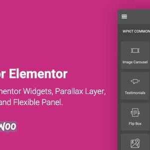 WPKit For Elementor GPL –Advanced Elementor Widgets Collection & Parallax Layer