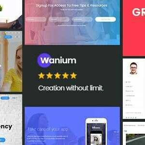 Wanium Theme GPL –A Elegant Multi-Concept Theme
