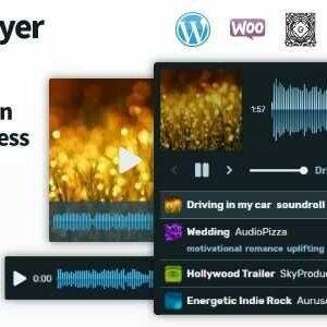 WavePlayer GPL –Waveform Audio Player for WordPress and WooCommerce