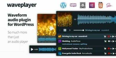 WavePlayer GPL –Waveform Audio Player for WordPress and WooCommerce