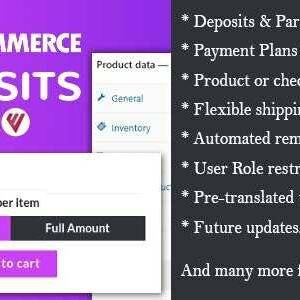 WooCommerce Deposits Partial Payments Plugin GPL