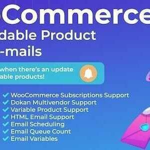 WooCommerce Downloadable Product Update E-mails