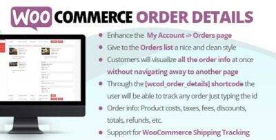 WooCommerce Order Details GPL