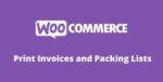 WooCommerce Print Invoices and Packing Lists
