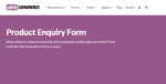 WooCommerce Product Enquiry Form GPL