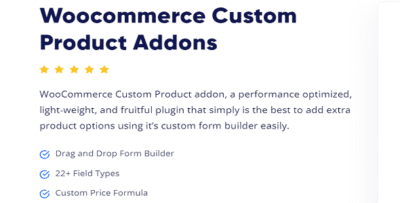 Woocommerce Custom Product Addons GPL