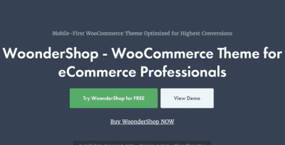 WoonderShop Theme GPL |WooCommerce Theme for eCommerce Professionals