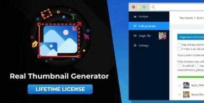 WordPress Real Thumbnail Generator GPL –Efficiently force regenerate thumbnails in bulk or single