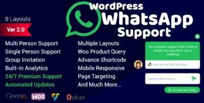 WordPress WhatsApp Support GPL