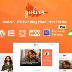 Yakeen Theme GPL –Lifestyle Blog WordPress Theme