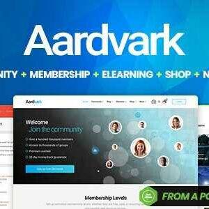 Aardvark Theme GPL –Community, Membership, BuddyPress Websites