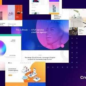 Brook Theme GPL –Agency Business Creative WordPress Theme