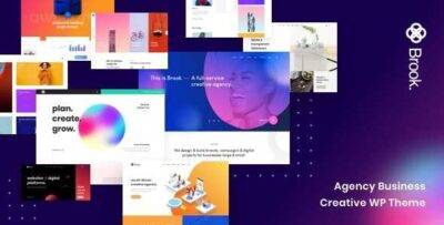 Brook Theme GPL –Agency Business Creative WordPress Theme