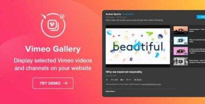 Vimeo Gallery GPL –WordPress Vimeo plugin
