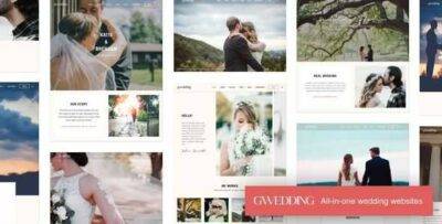 Grand Wedding Theme GPL |All In One Wedding Website