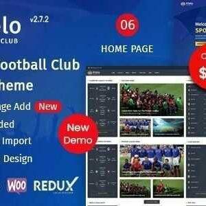 Khelo Theme GPL –Soccer & Football Club WordPress Theme