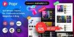 Papr Theme GPL –News Magazine WordPress Theme