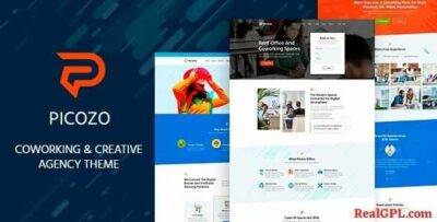 Picozo Theme GPL –Coworking and Office Space WordPress Theme