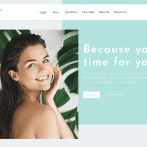 Uranus Theme GPL –Wellness spa, health, body care, and massagist theme