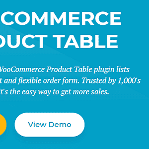 WooCommerce Product Table GPL