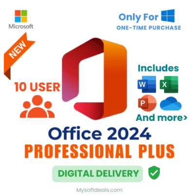 Office 2024 Professional Plus 10 User License | Online Activation