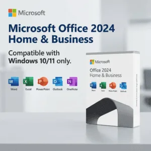 Office 2024 Home Business box – Word Excel PowerPoint Outlook OneNote – Windows 10 11 lifetime license