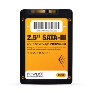POWERX 512GB SATA SSD 2.5 inch internal storage drive
