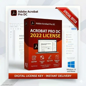 Adobe Acrobat Pro DC 2022 Lifetime License | Windows