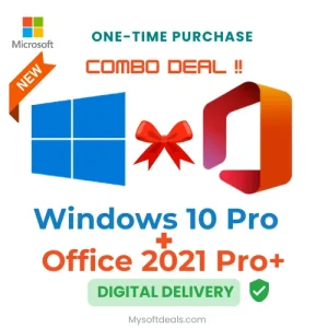 Windows 10 Pro + Office 2021 Pro Plus Combo Deal